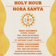 HOLY HOUR// HORA SANTA