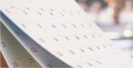 zdjęcie kalendarza