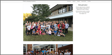 Imagen del sitio web de la Academia de la Lengua Polaca